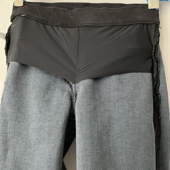 SPANX Jeans Women Size XS Vintage Black Distressed Skinny Raw Hem - Picture 9 of 12